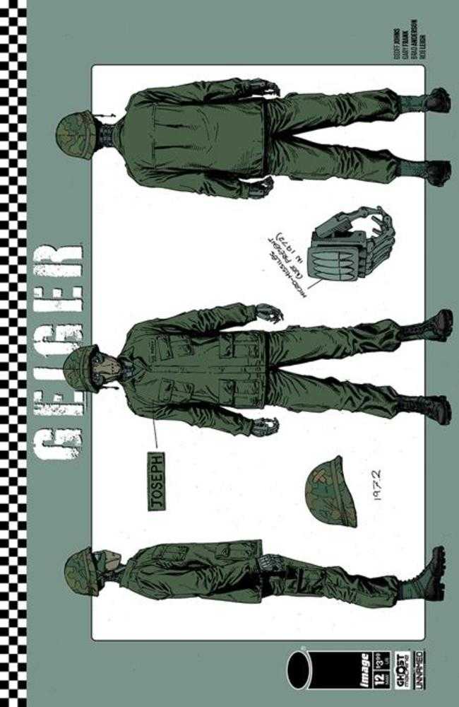 Geiger 12 Cover C Gary Frank & Brad Anderson Design Wraparound Variant - Cadets Toys & Comics
