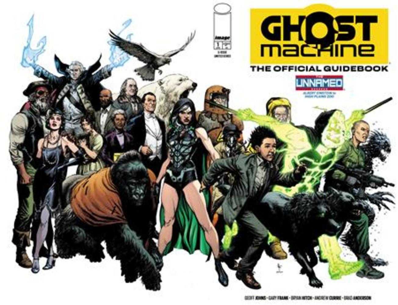 Ghost Machine The Official Guidebook 1 (Of 5) Cover A Gary Frank & Brad Anderson Wraparound - Cadets Toys & Comics