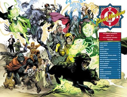 Ghost Machine The Official Guidebook 1 (Of 5) Cover C Ivan Reis & Danny Miki Wraparound Variant - Cadets Toys & Comics