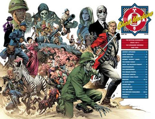 Ghost Machine The Official Guidebook 2 (Of 5) Cover C Ivan Reis & Danny Miki Wraparound Variant - Cadets Toys & Comics