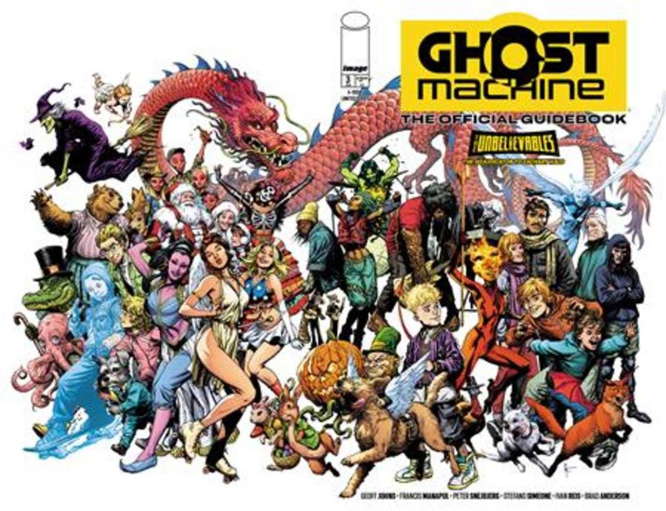 Ghost Machine The Official Guidebook 3 (Of 5) Cover A Gary Frank & Brad Anderson Wraparound - Cadets Toys & Comics