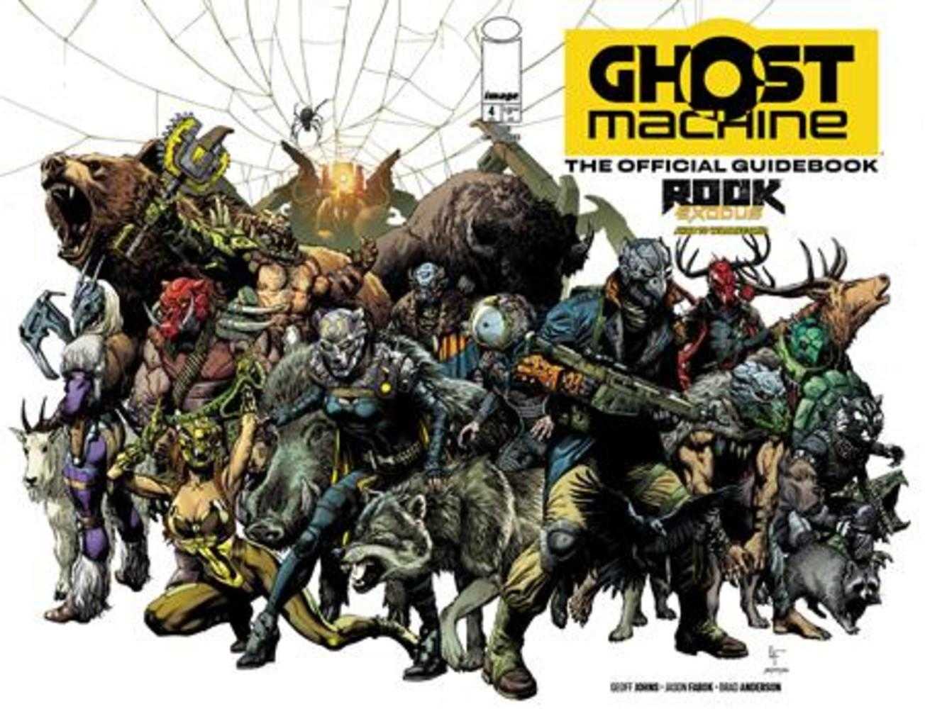 Ghost Machine The Official Guidebook 4 (Of 5) Cover A Gary Frank & Brad Anderson Wraparound - Cadets Toys & Comics