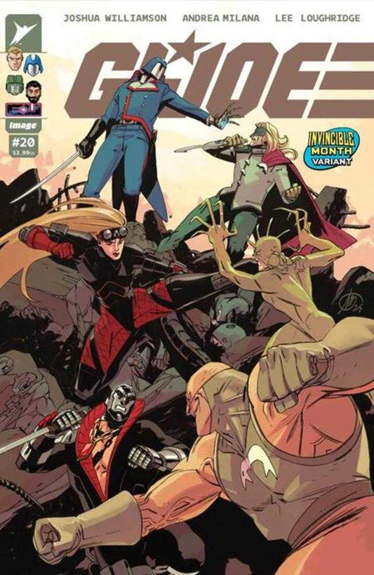 G.I. Joe 20 Cover F Tom Reilly Invincible Team Up Variant - Cadets Toys & Comics