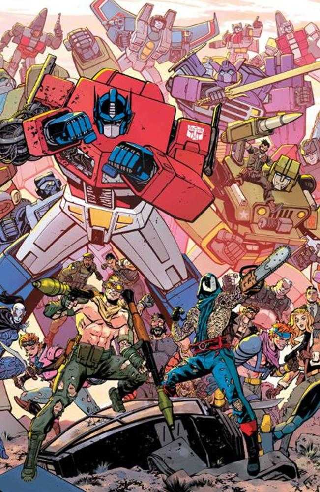 G.I. Joe 23 Cover F Tom Reilly & Adriano Lucas Transformers Energon Universe 3rd Anniversary Connecting Variant - Cadets Toys & Comics