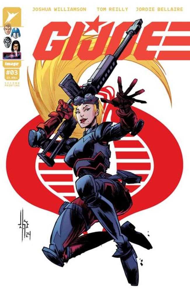 G.I. Joe 3 2nd Print Cover B Jason Howard Cobra Variant - Cadets Toys & Comics