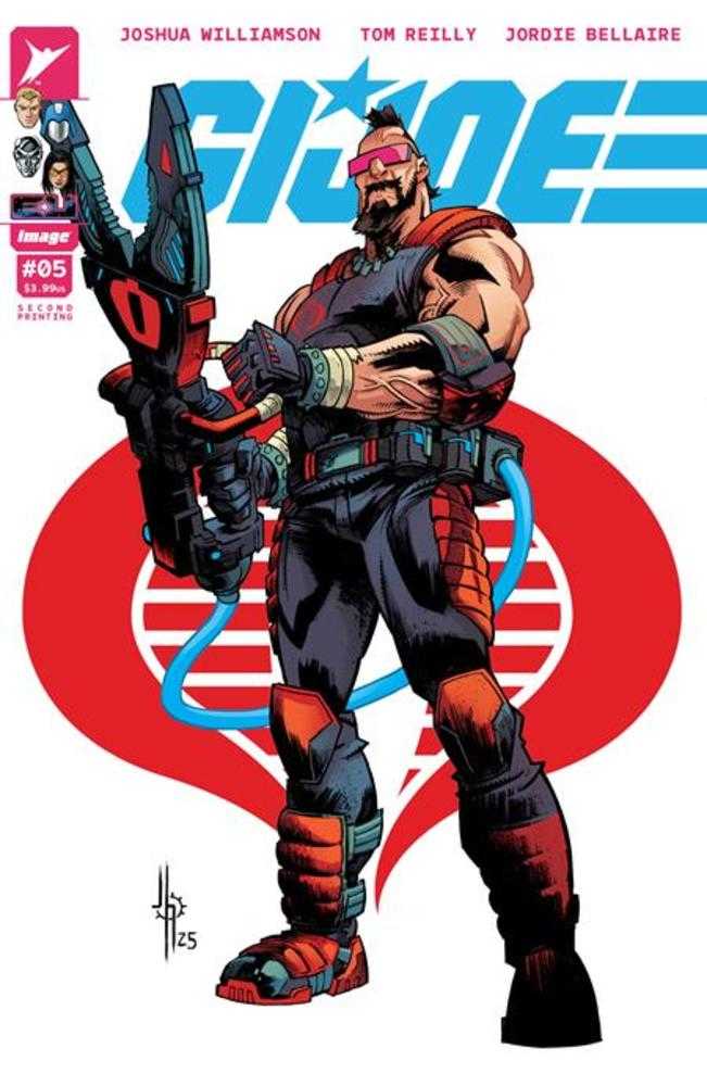 GI Joe #5, segunda edición, portada B, variante de Jason Howard