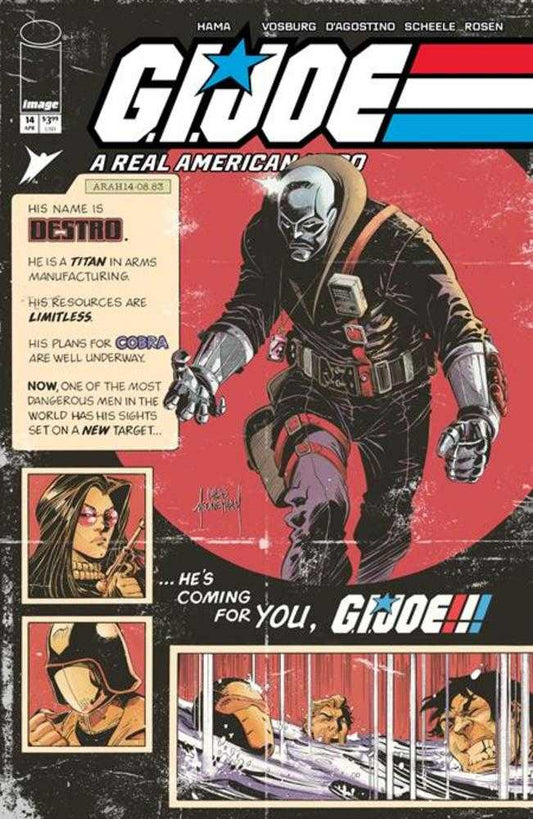 G.I. Joe A Real American Hero 14 Hama Files Edition Cover B Chris Mooneyham Variant - Cadets Toys & Comics