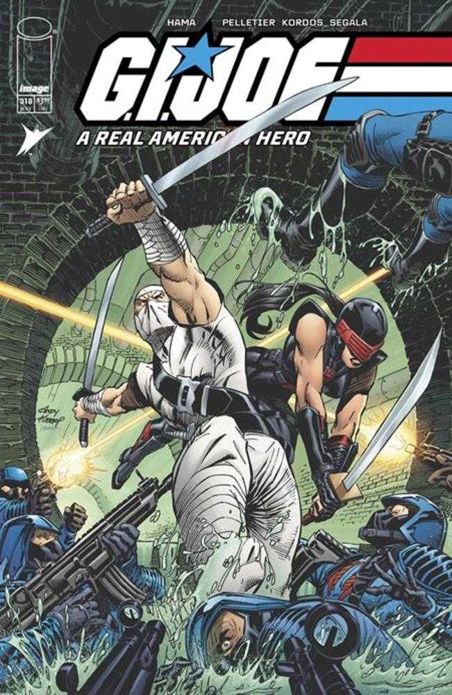 GI Joe: Un auténtico héroe americano n.º 318. Portada A. Andy Kubert y Laura Martin.