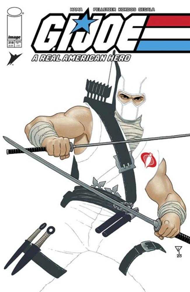 GI Joe: Un auténtico héroe americano n.º 318, portada C, variante 1 de 10 de Francis Portela