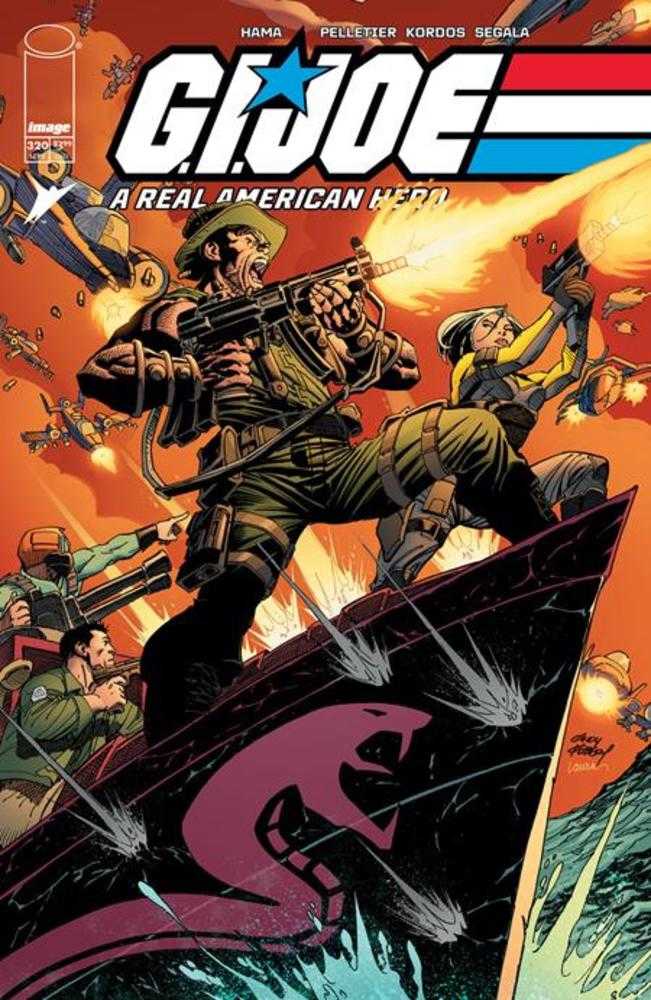 GI Joe: Un auténtico héroe americano n.º 320. Portada A. Andy Kubert y Laura Martin.