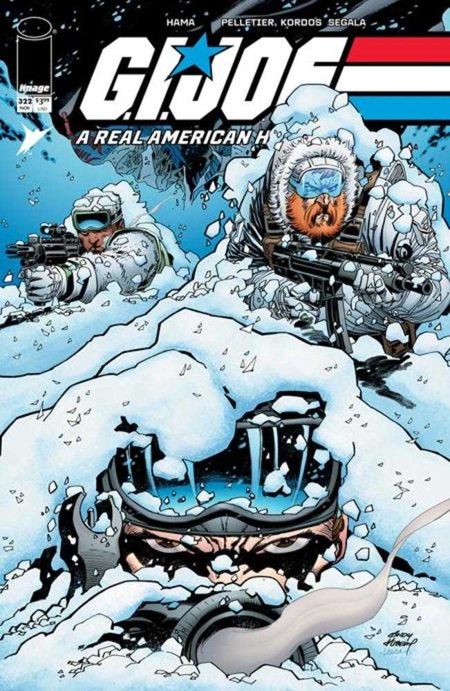 GI Joe: Un auténtico héroe americano n.º 322. Portada A. Andy Kubert y Laura Martin.