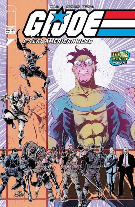G.I. Joe A Real American Hero 326 Cover D Chris Mooneyham Invincible Team Up Variant - Cadets Toys & Comics