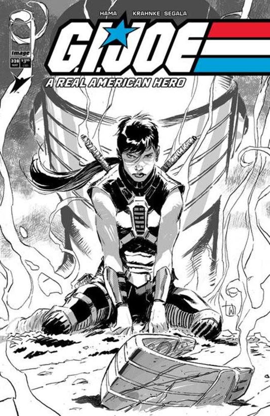 G.I. Joe A Real American Hero 328 Cover B Lee Weeks Black & White Variant - Cadets Toys & Comics