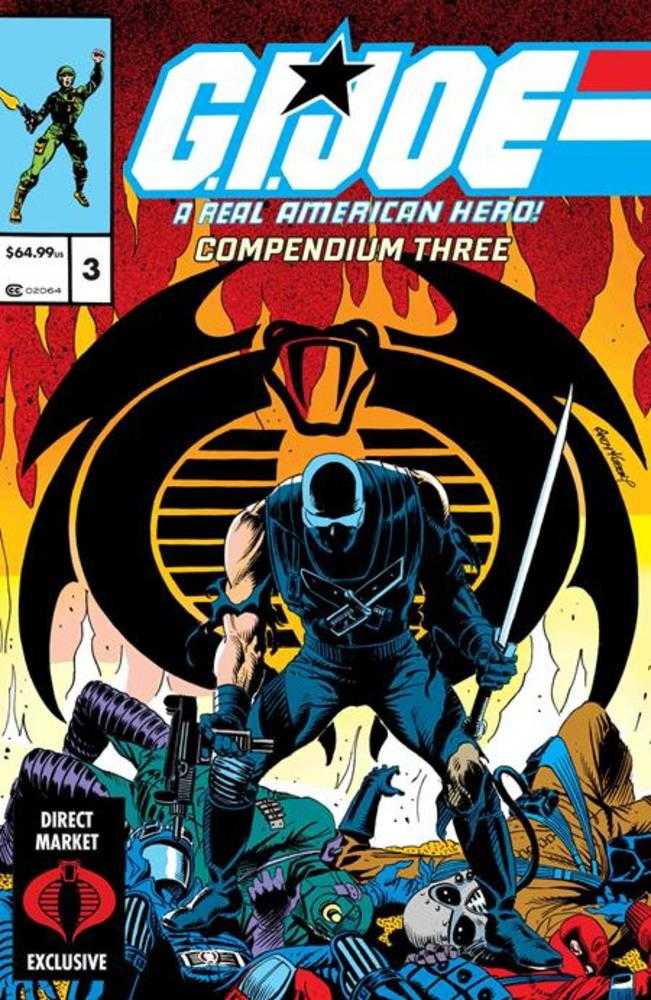G.I. Joe A Real American Hero Compendium TPB Book 03 Direct Market Exclusive Andy Kubert Cover - Cadets Toys & Comics