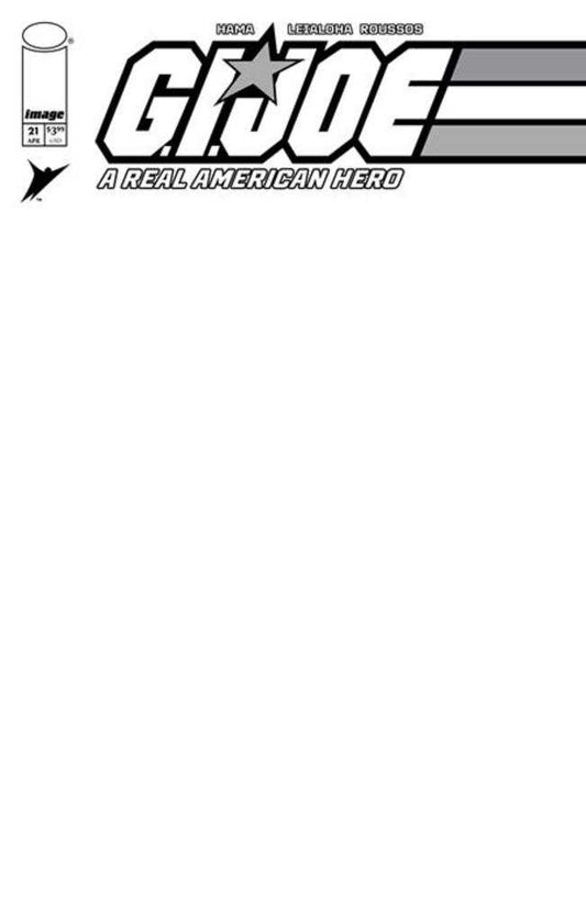 G.I. Joe A Real American Hero Silent Missions Edition 21 Cover E Blank Sketch Variant - Cadets Toys & Comics