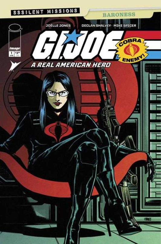 G.I. Joe A Real American Hero Sssilent Missions Baroness 1 (One Shot) Cover B Jorge Fornes Variant - Cadets Toys & Comics