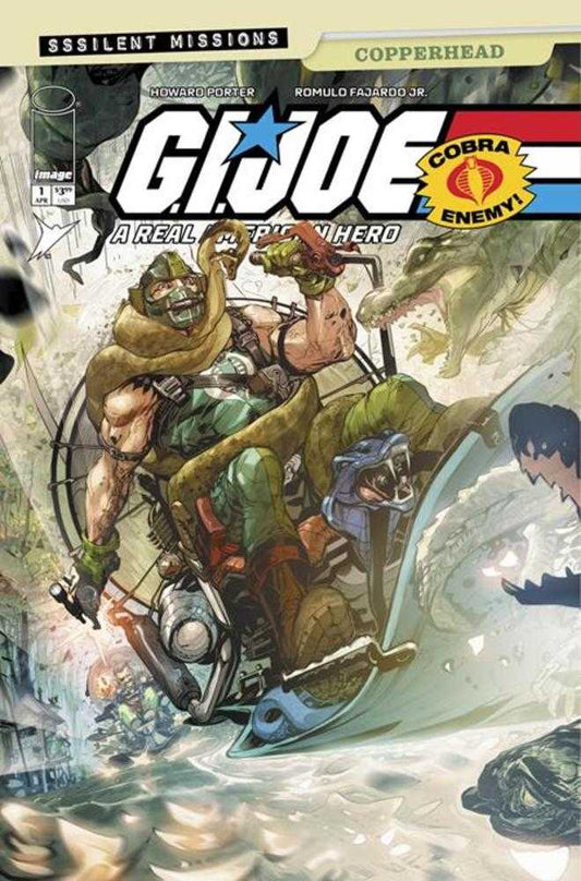 G.I. Joe A Real American Hero Sssilent Missions Copperhead 1 (One Shot) Cover A Howard Porter & Romulo Fajardo Jr - Cadets Toys & Comics