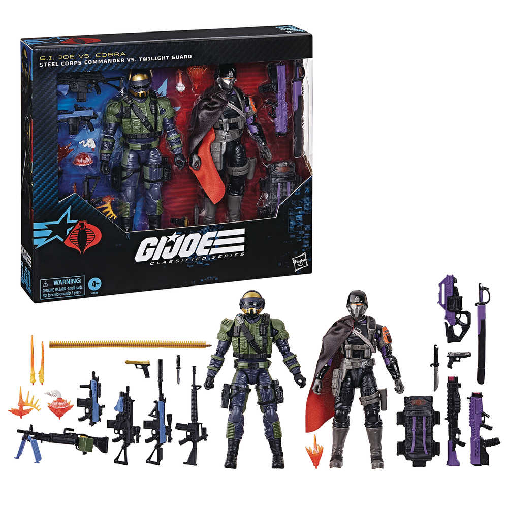G.I. Joe Class Steel Corps Cmdr / Twilight Guard 6in Action Figure 2pk (N - Cadets Toys & Comics