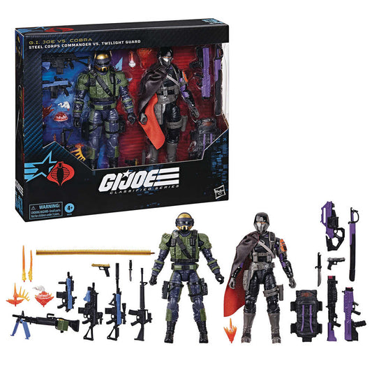 G.I. Joe Class Steel Corps Cmdr / Twilight Guard 6in Action Figure 2pk (N - Cadets Toys & Comics