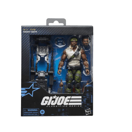 G.I. Joe Classified Series 150, Heavy Duty with Man - Portable Heavy Weapons System - Cadets Toys & Comics