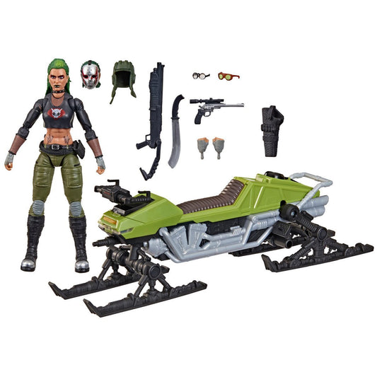 G.I. Joe Classified Series 194, Zanya and Dreadnok Chameleon (Swamp Skier) Vehicle - Cadets Toys & Comics