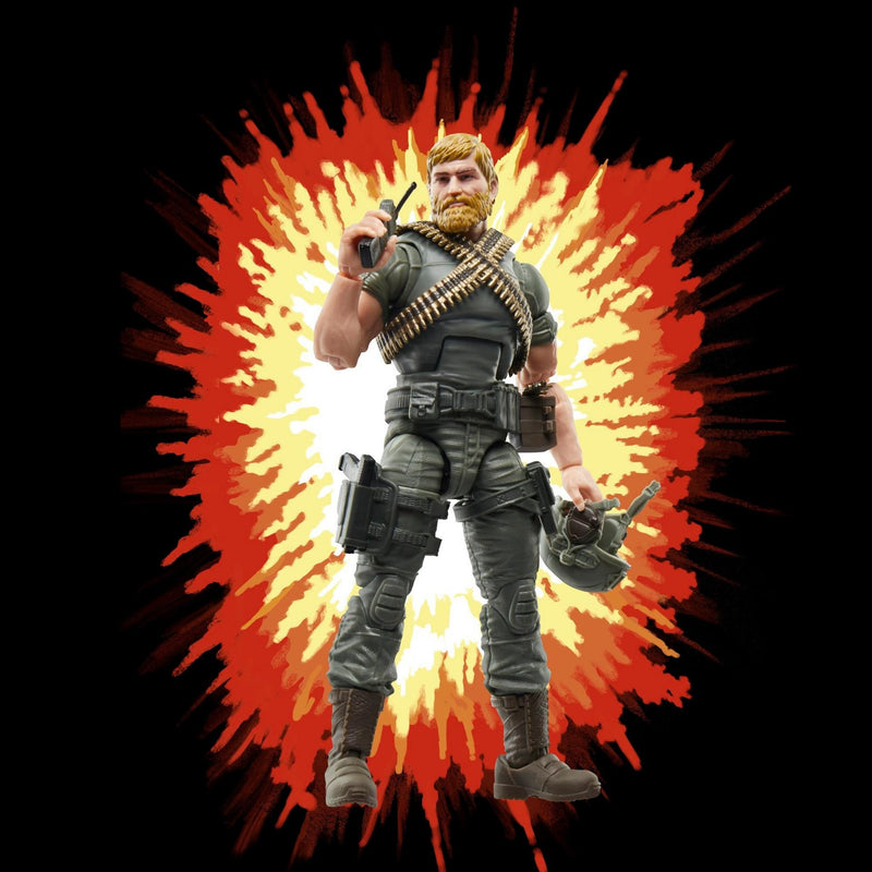 Tarjeta retro de la serie GI Joe Classified: Craig “Rock 'N Roll” McConnel