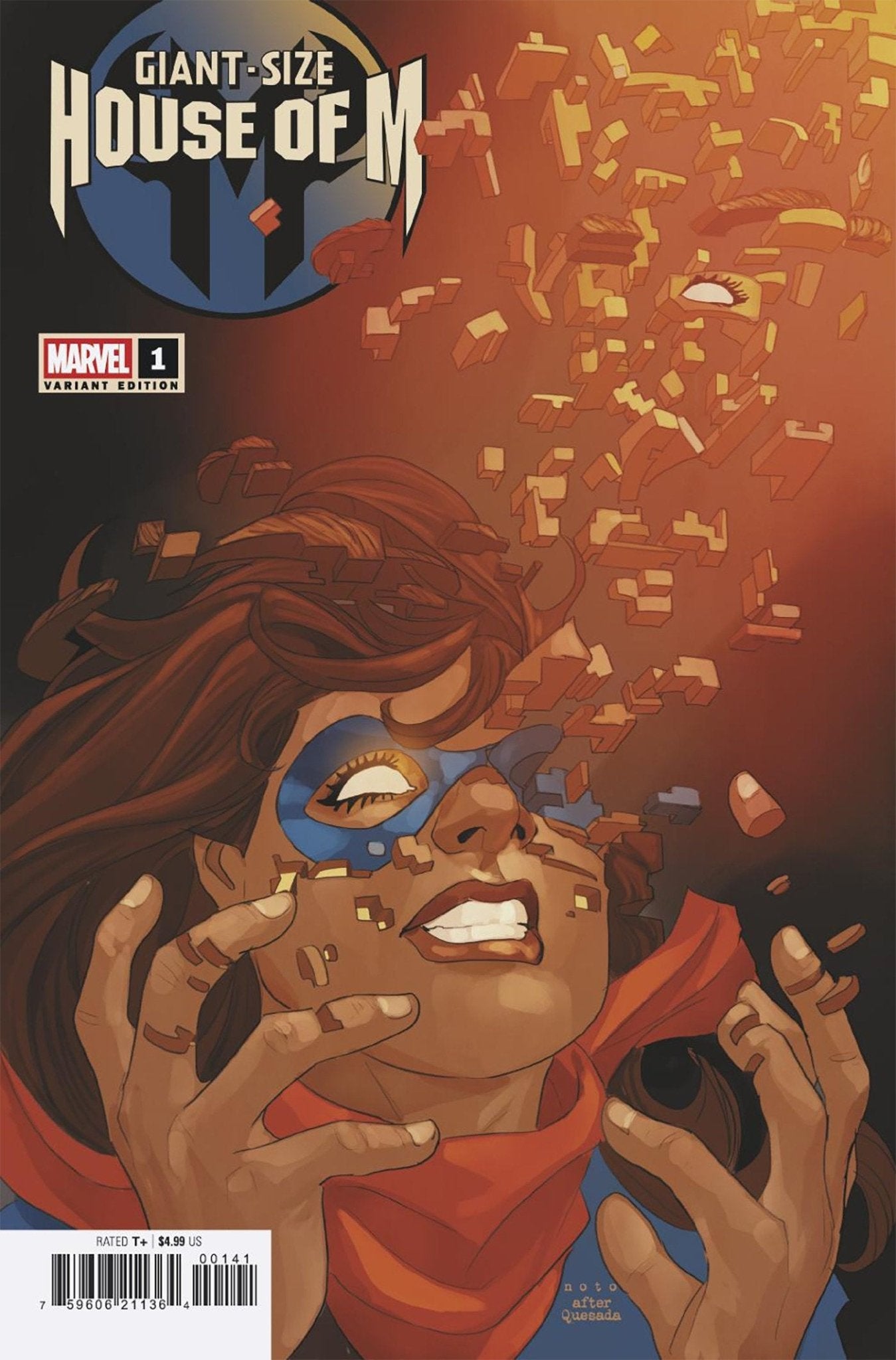Edición gigante de House of M #1, variante de Phil Noto