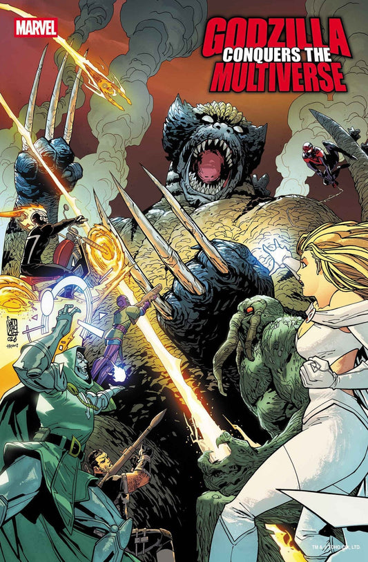 Godzilla Conquers The Multiverse 1 Giuseppe Camuncoli Variant - Cadets Toys & Comics