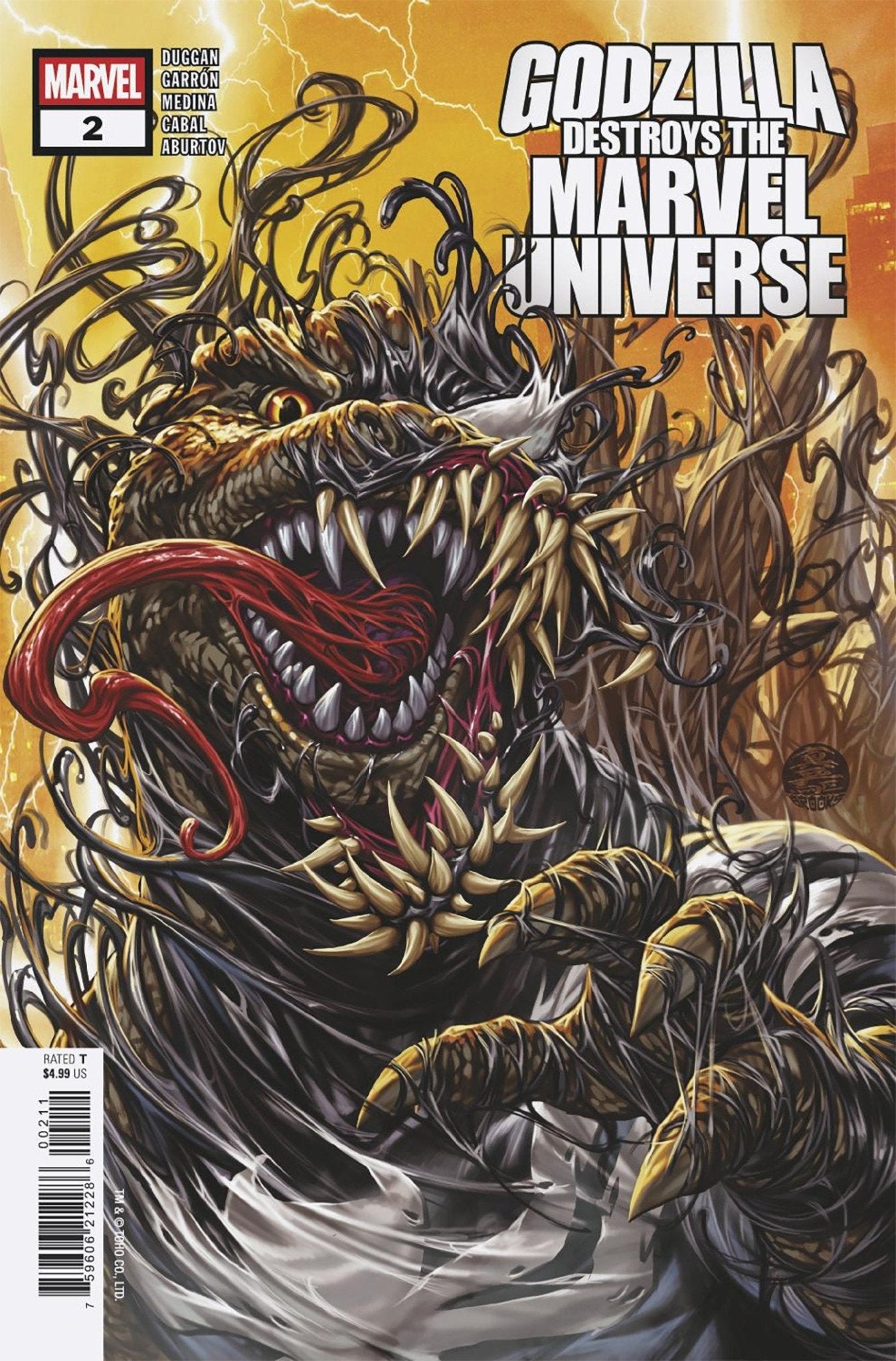 Godzilla destruye el Universo Marvel #2
