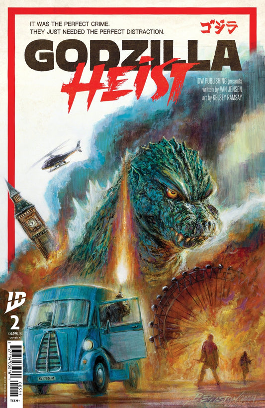 Godzilla: Heist 2 Cover A (Eggleton) - Cadets Toys & Comics