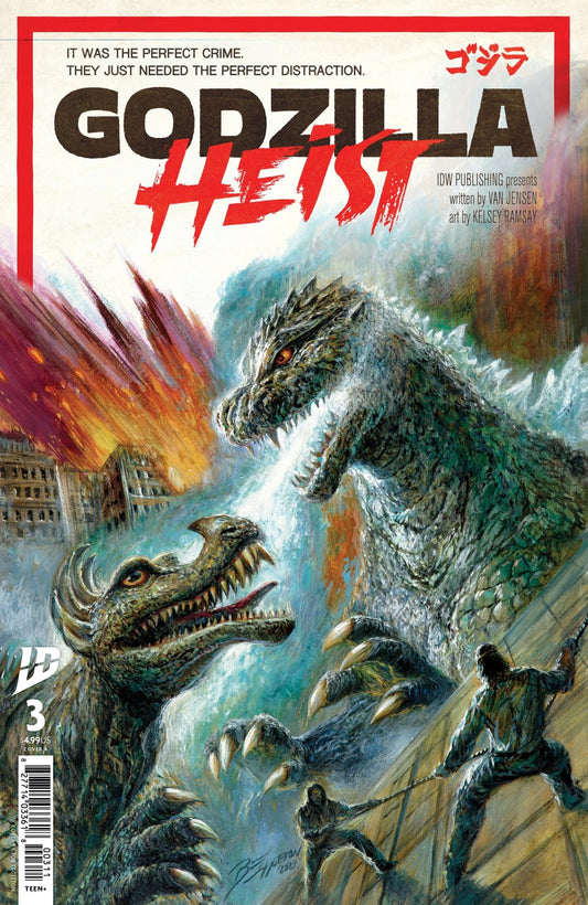 Godzilla: Heist 3 Cover A (Eggleton) - Cadets Toys & Comics