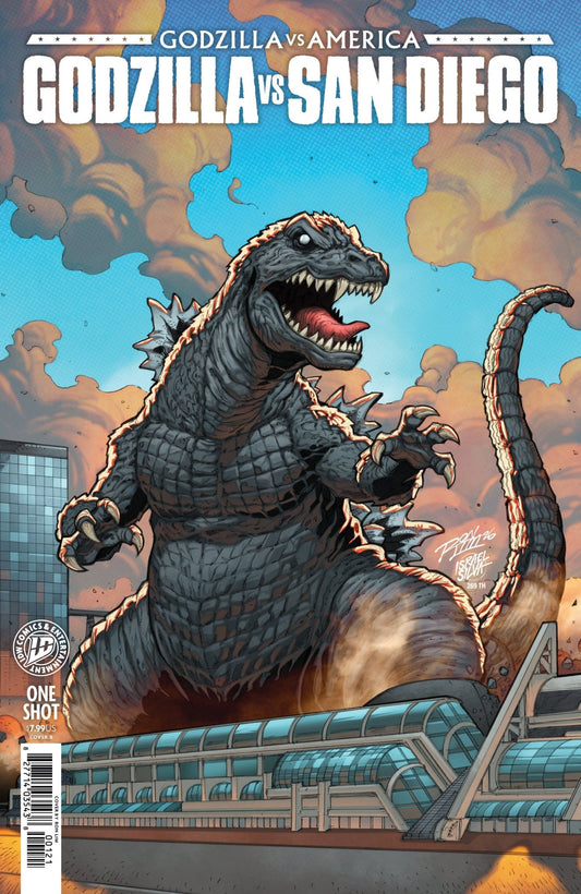 Godzilla vs. America: San Diego Variant B (Lim) - Cadets Toys & Comics