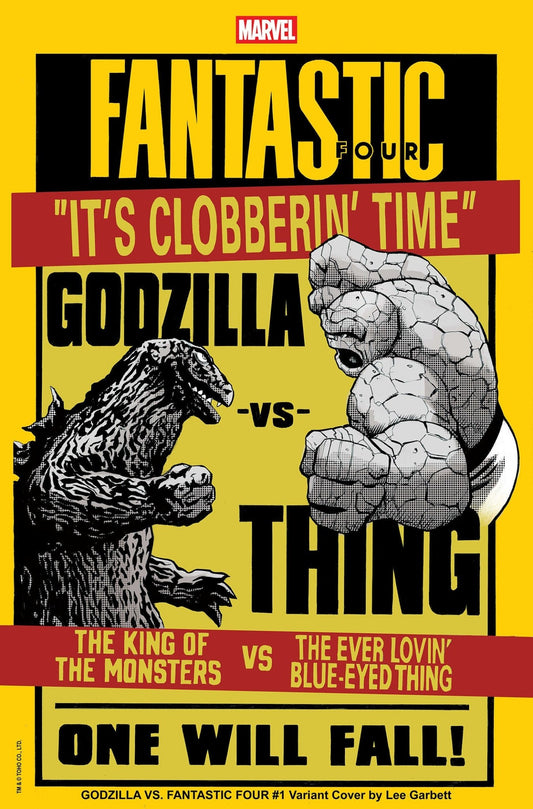 Godzilla vs. Fantastic Four 1 Lee Garbett Versus Variant - Cadets Toys & Comics