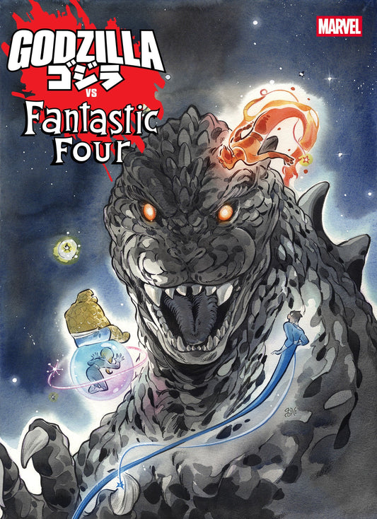 Godzilla vs. Fantastic Four 1 Peach Momoko Variant - Cadets Toys & Comics