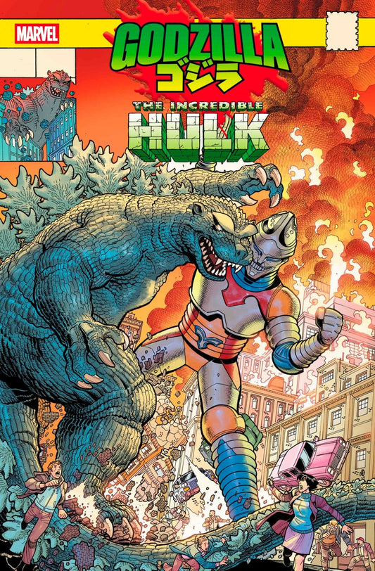 Godzilla vs. Hulk 1 Nick Bradshaw Monster Homage Variant - Cadets Toys & Comics