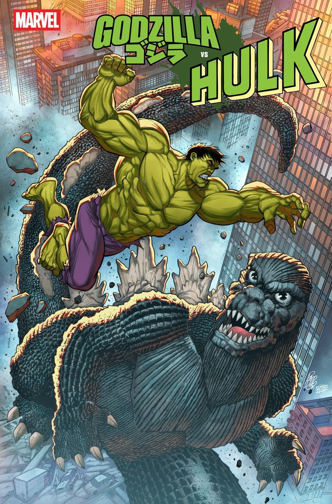 Godzilla vs. Hulk 1 Paco Diaz Variant - Cadets Toys & Comics