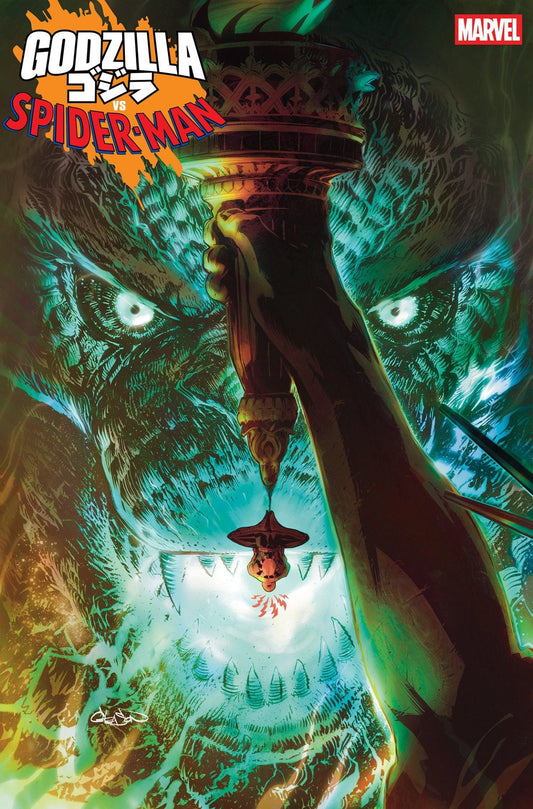 Godzilla vs. Spider - Man 1 Patrick Gleason Foil Variant - Cadets Toys & Comics