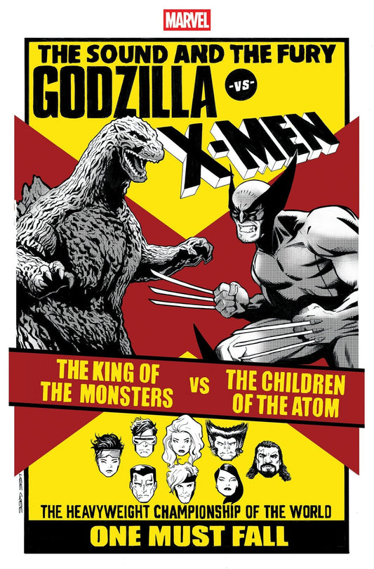Godzilla vs. X - Men 1 Lee Garbett Versus Variant - Cadets Toys & Comics