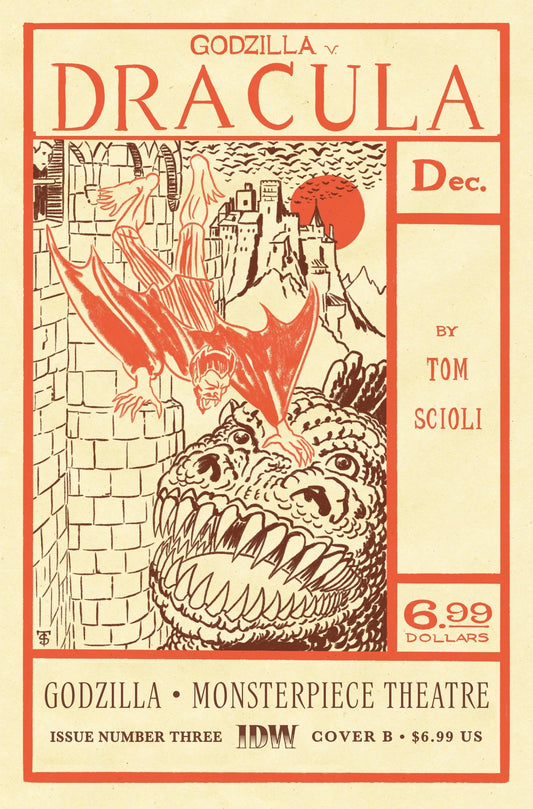Godzilla’S Monsterpiece Theatre 3 Variant B (Scioli) - Cadets Toys & Comics