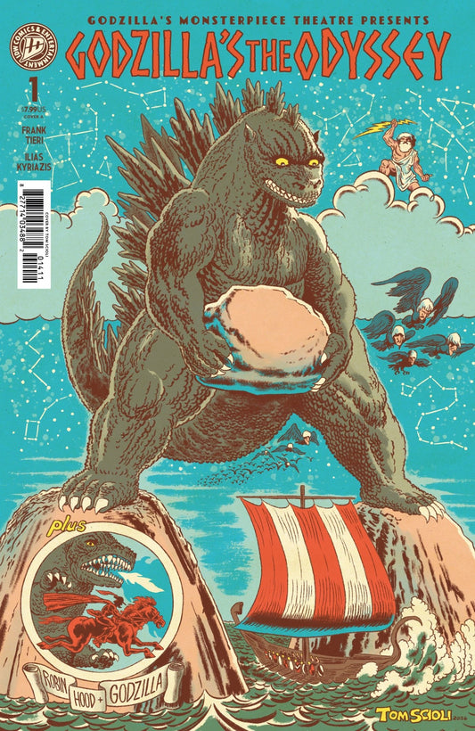 Godzilla’s Monsterpiece Theatre Presents: Godzilla’s The Odyssey Cover A (Scioli) - Cadets Toys & Comics