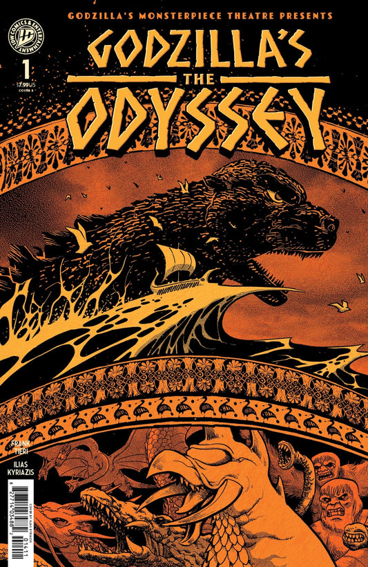 Godzilla’s Monsterpiece Theatre Presents: Godzilla’s The Odyssey Variant B (Kyriazis) - Cadets Toys & Comics