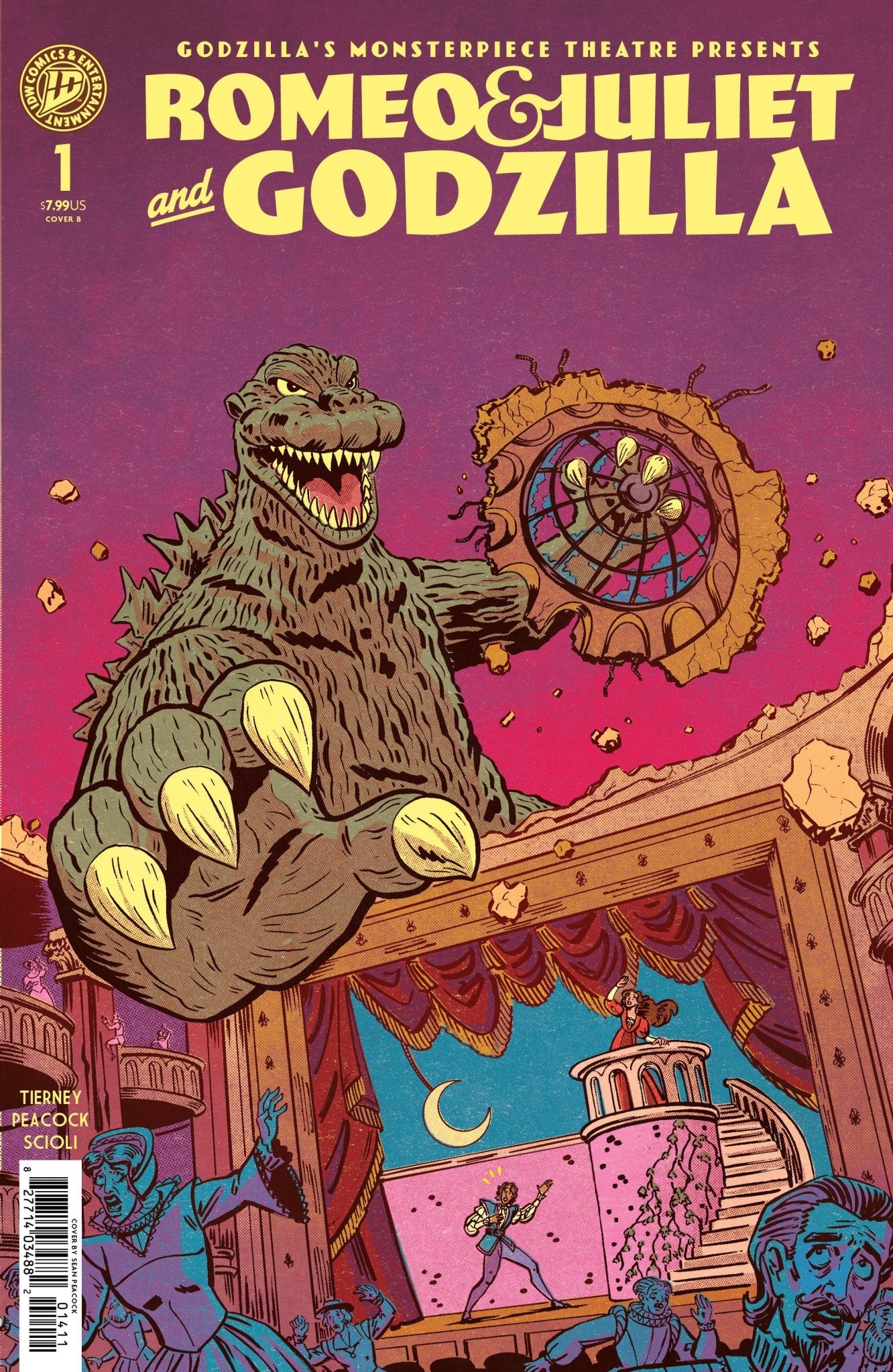 Godzilla’s Monsterpiece Theatre Presents: Romeo & Juliet & Godzilla Variant B (Peacock) - Cadets Toys & Comics