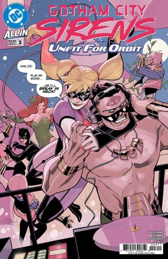 Gotham City Sirens Unfit For Orbit #3 (de 5) Portada A Terry Dodson y Rachel Dodson