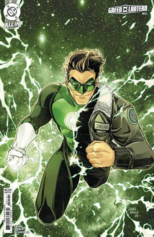 Green Lantern 21 Cover C Laura Braga Card Stock Variant - Cadets Toys & Comics