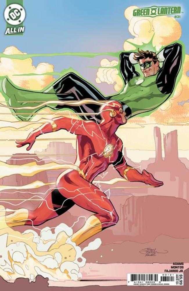 Green Lantern 31 Cover B Terry Dodson & Rachel Dodson Card Stock Variant - Cadets Toys & Comics