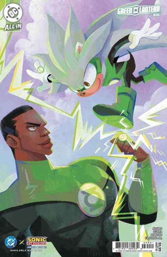 Green Lantern 35 Cover E Crystal Kung DC X Sonic Card Stock Variant - Cadets Toys & Comics