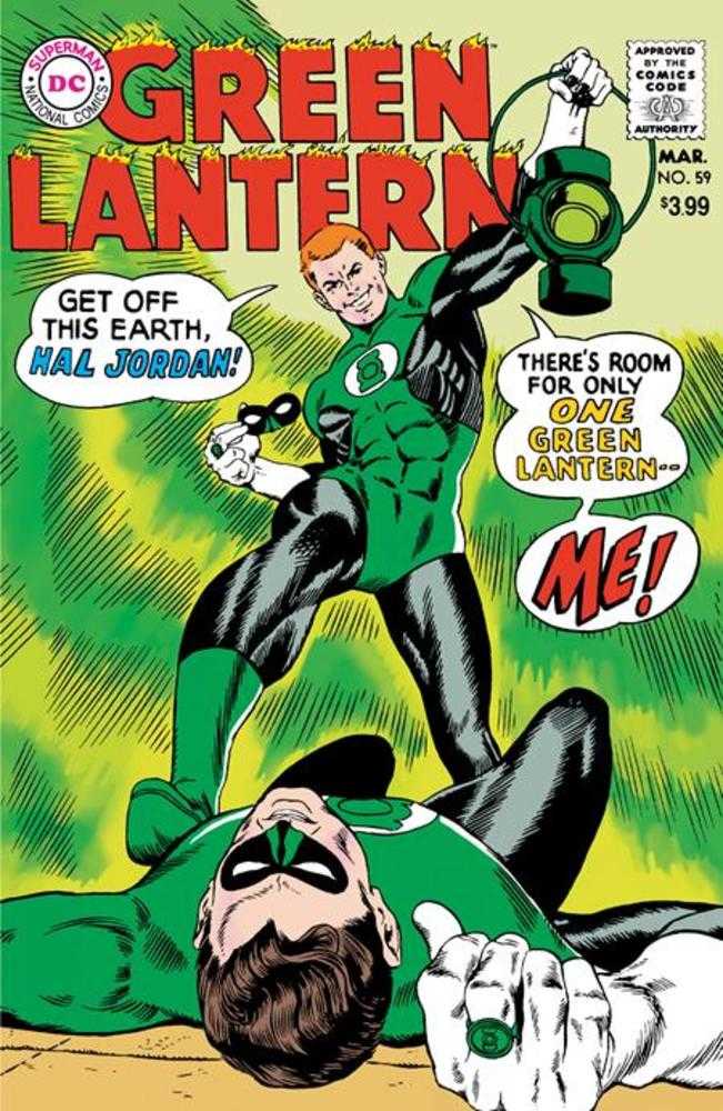 Green Lantern 59 Facsimile Edition Cover A Gil Kane & Murphy Anderson - Cadets Toys & Comics