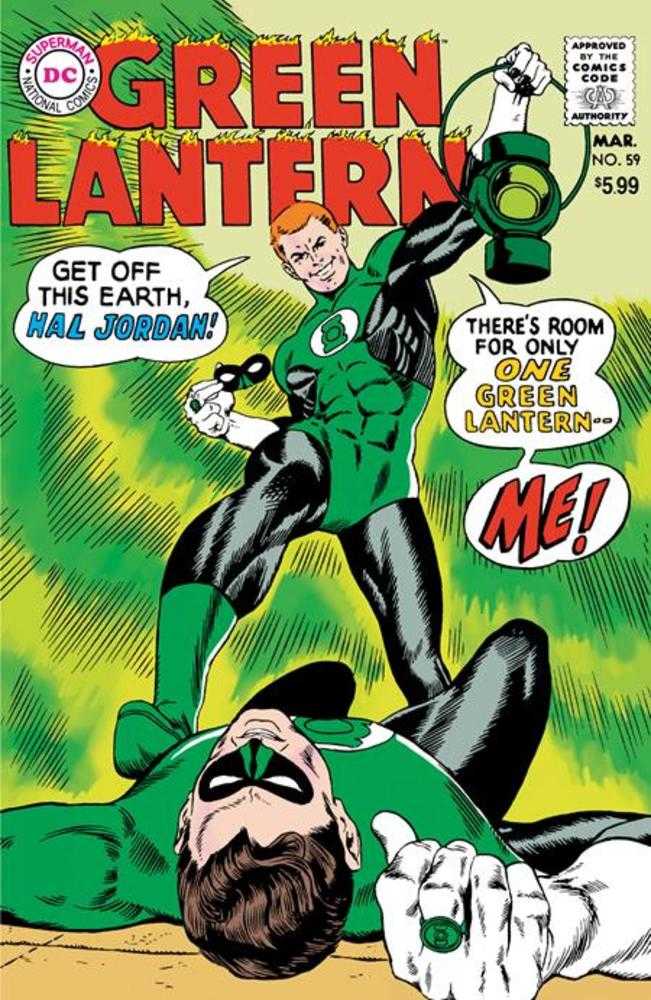 Green Lantern 59 Facsimile Edition Cover B Gil Kane & Murphy Anderson Foil Variant - Cadets Toys & Comics