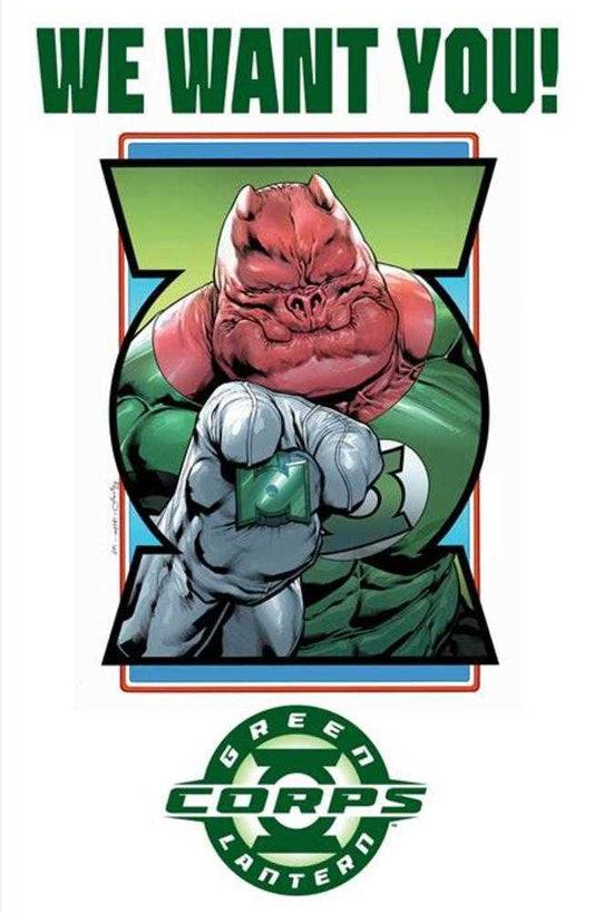 Green Lantern Corps 2 Cover E Fernando Pasarin & Oclair Albert Recruitment Poster Acetate Variant Allocations May Occur - Cadets Toys & Comics