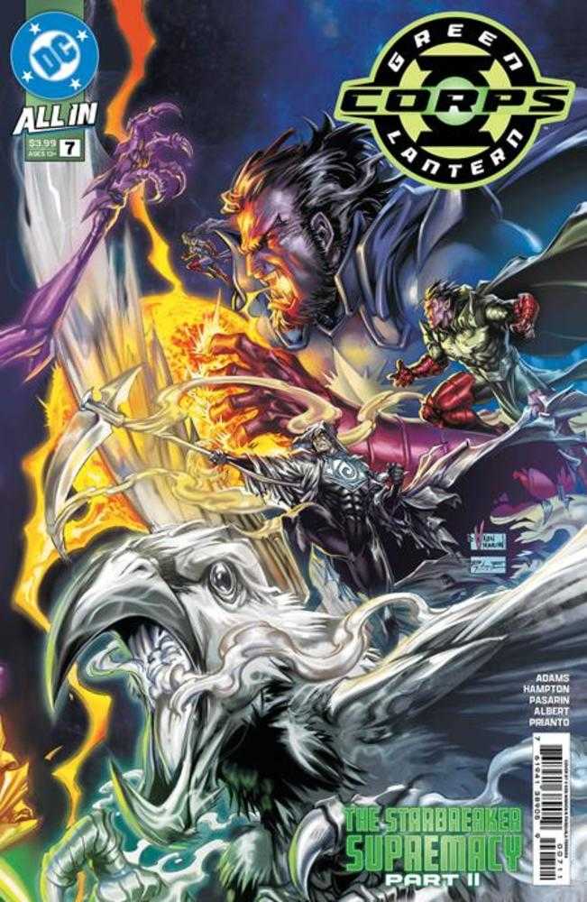 Green Lantern Corps #7 Portada AV Ken Marion Conectando (Supremacía de Starbreaker)